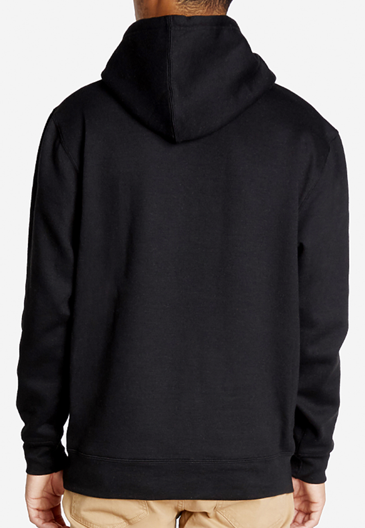 Black Classic Pullover Ultra Soft Fleece Hoodie