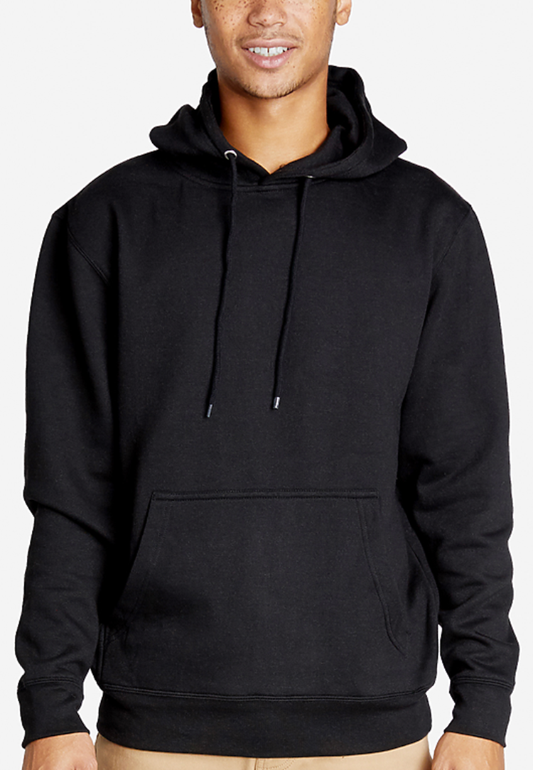 Black Classic Pullover Ultra Soft Fleece Hoodie