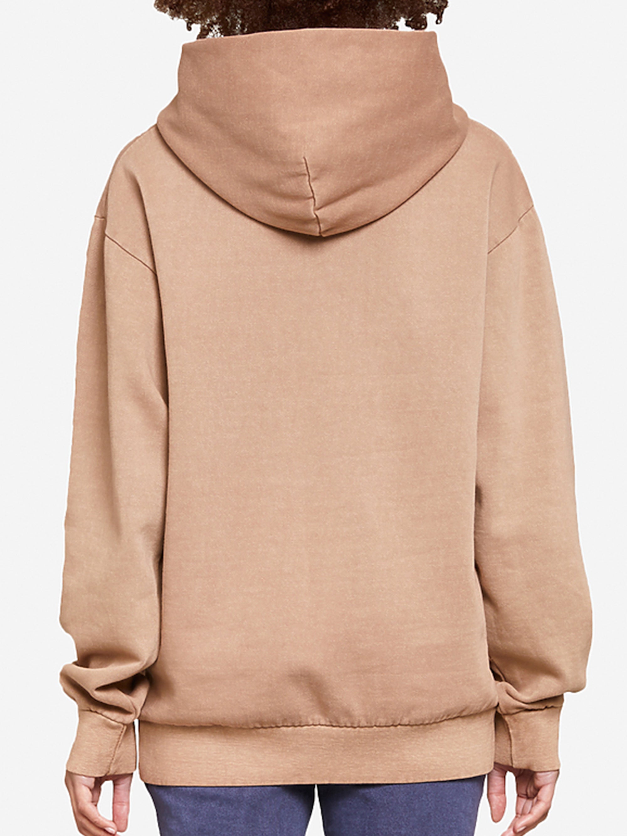 No Drawstring Hoodies Fleece Sweatshirts Long Sleeve Pullover Fall with Pocket