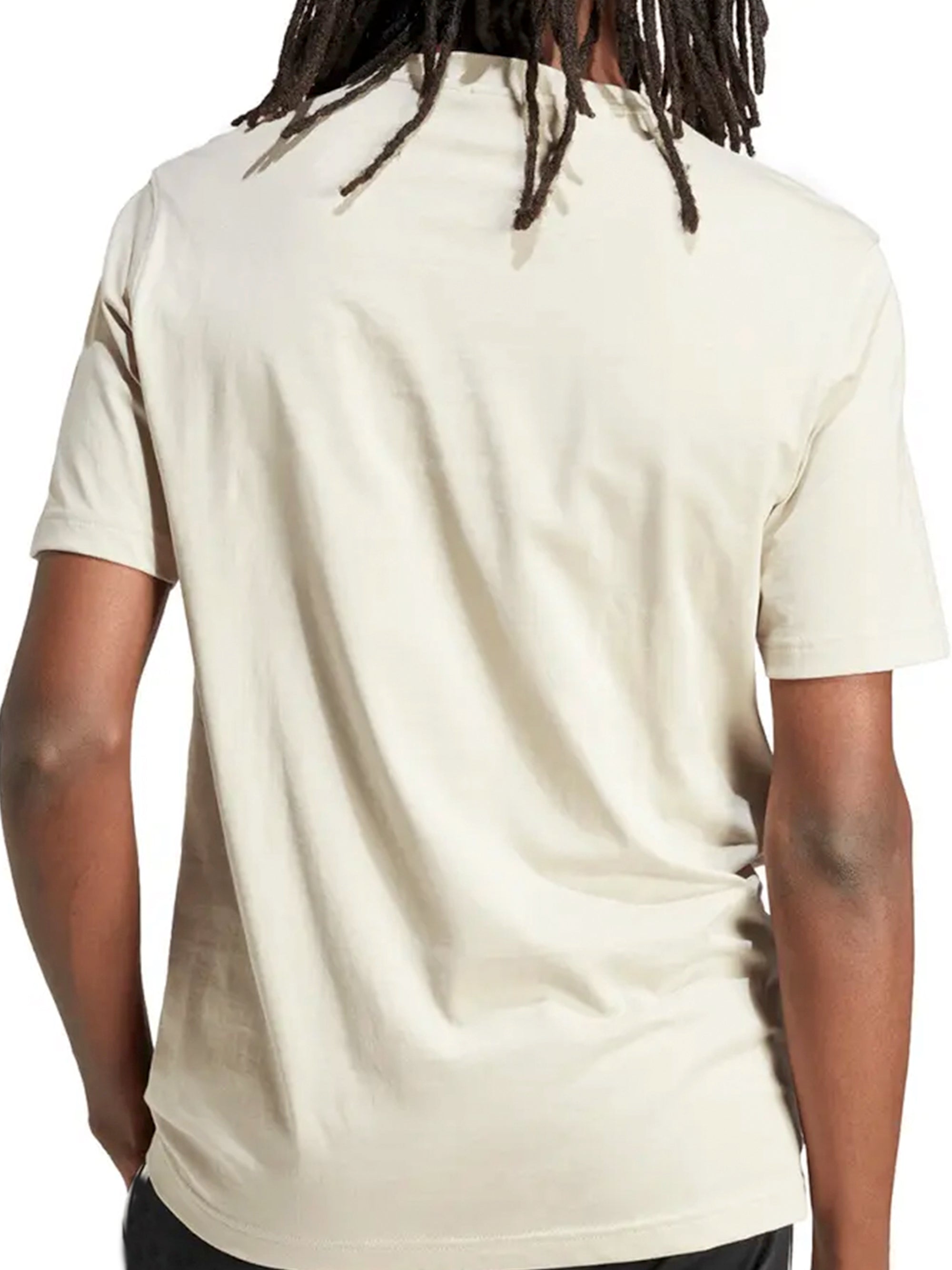 Men T-shirt Sand Beige Classic Relaxed Fit  Heavyweight Style