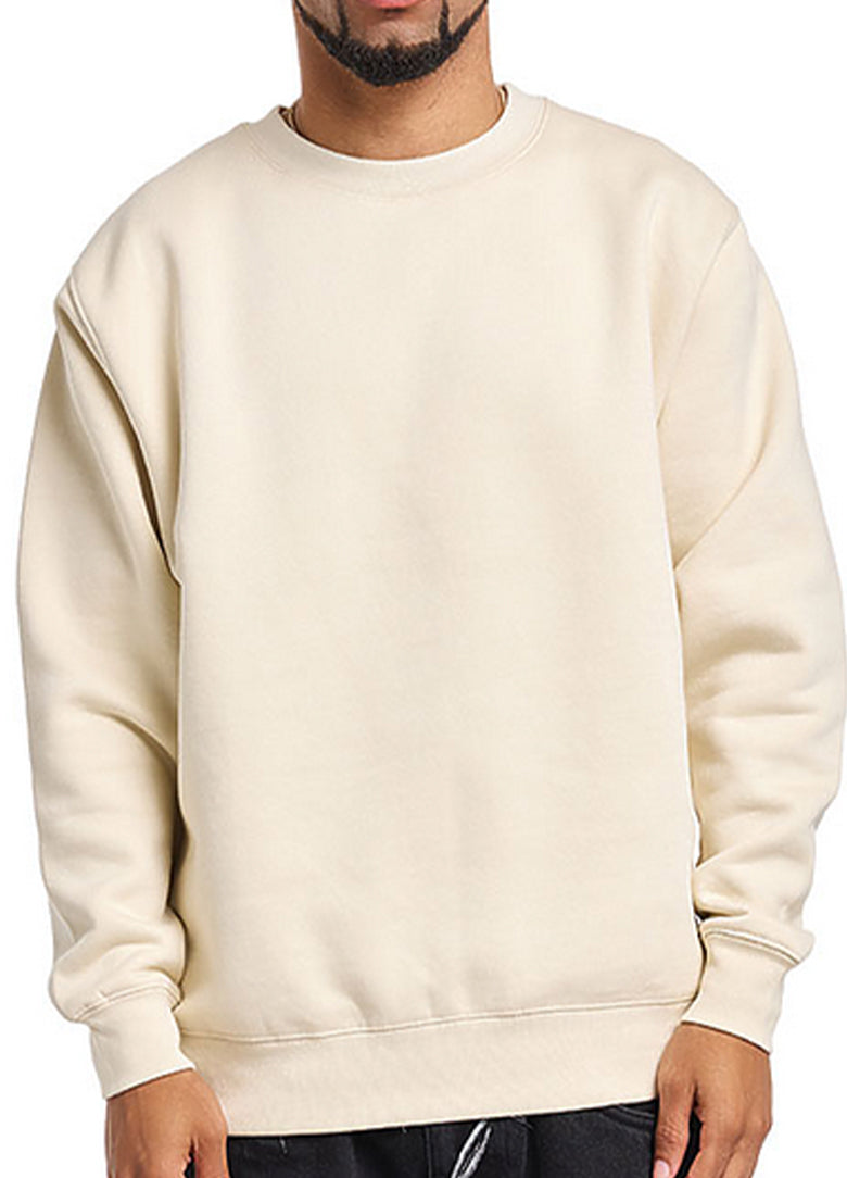 Off White Cream Crewneck Pullover Sweatshirt