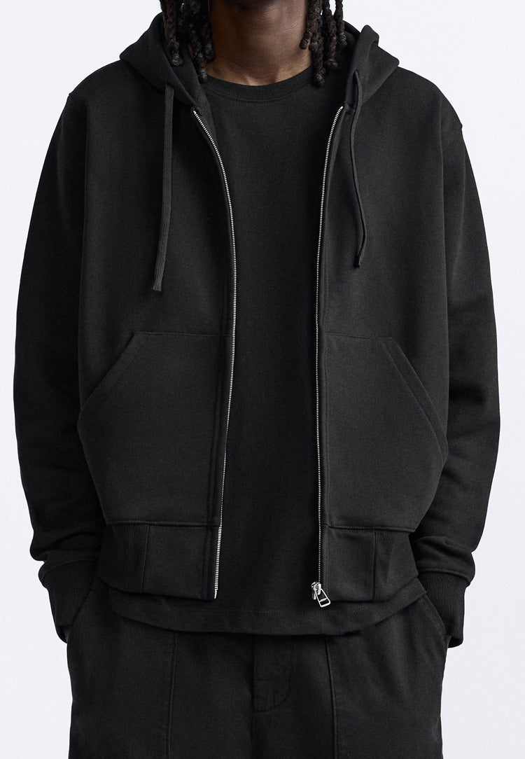 Men Hoodie Men Hoodies Casual Hoodies for Men with Zip Pockets Full Zip Long Sleeve Sweatshirt Sports Hooded Jacket